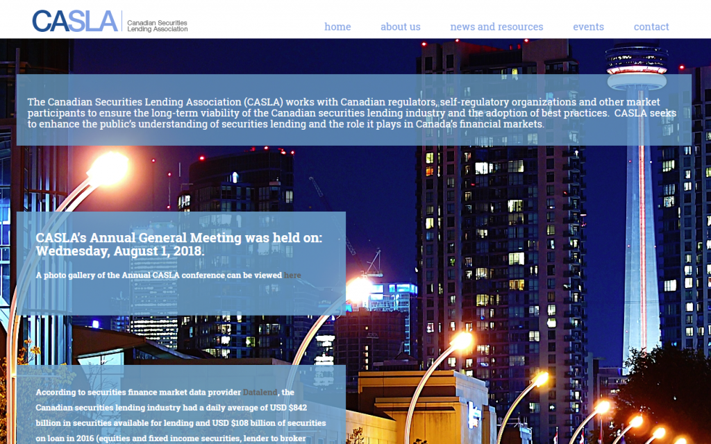 Canadian Securities Lending Association